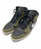 NIKEナイキ）の古着「ミッドカットスニーカー」｜グリーン