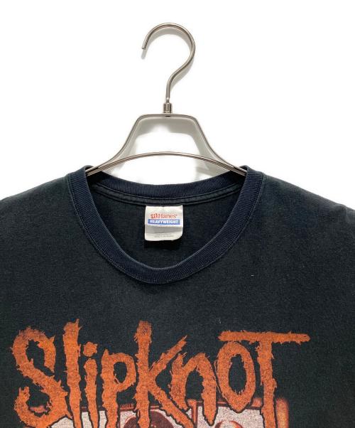 Hanes（ヘインズ）Hanes (ヘインズ) 半袖カットソー ブラック サイズ:Lの古着・服飾アイテム