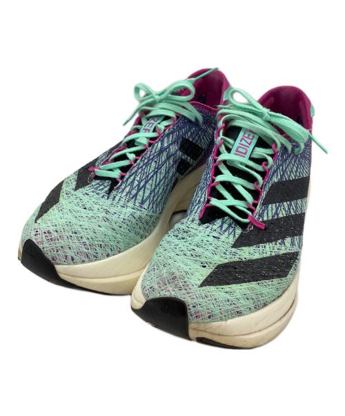 adidas（アディダス）adidas (アディダス) ADIZERO PRIME X グリーン×ピンク×パープル サイズ:26.0ｃｍの古着・服飾アイテム