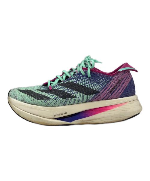 adidas（アディダス）adidas (アディダス) ADIZERO PRIME X グリーン×ピンク×パープル サイズ:26.0ｃｍの古着・服飾アイテム