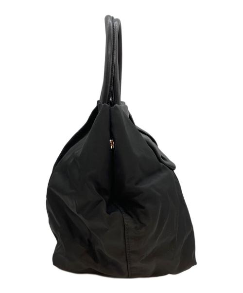 PRADA（プラダ）PRADA (プラダ) ナイロンハンドバッグ ブラックの古着・服飾アイテム