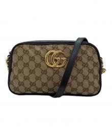 GUCCI（グッチ）の古着「ショルダーバッグ」｜ブラウン×ブラック