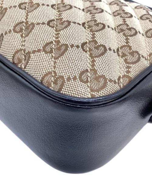 GUCCI（グッチ）GUCCI (グッチ) ショルダーバッグ ブラウン×ブラックの古着・服飾アイテム