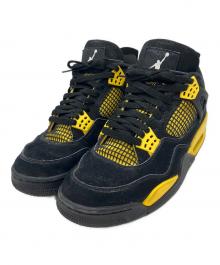 NIKE（ナイキ）の古着「Air Jordan 4 Retro "Thunder"」｜ブラック×イエロー