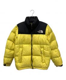 THE NORTH FACE（ザ ノース フェイス）の古着「ダウンジャケット NUPTSE JACKET」｜イエロー×ブラック