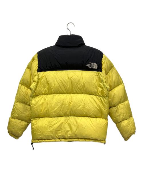 THE NORTH FACE（ザ ノース フェイス）THE NORTH FACE (ザ ノース フェイス) ダウンジャケット NUPTSE JACKET イエロー×ブラック サイズ:Mの古着・服飾アイテム