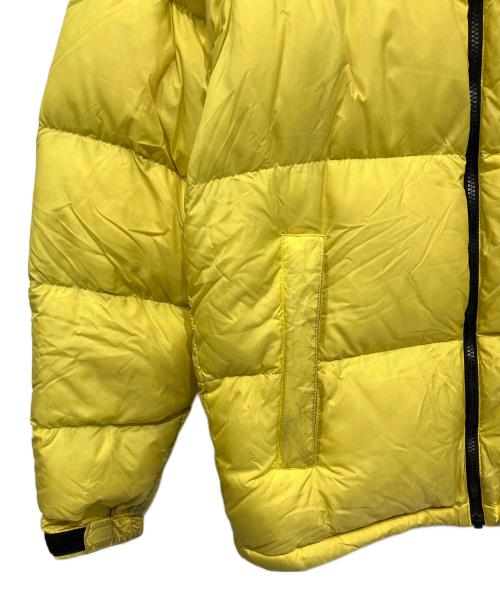 THE NORTH FACE（ザ ノース フェイス）THE NORTH FACE (ザ ノース フェイス) ダウンジャケット NUPTSE JACKET イエロー×ブラック サイズ:Mの古着・服飾アイテム