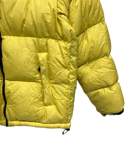 THE NORTH FACE（ザ ノース フェイス）THE NORTH FACE (ザ ノース フェイス) ダウンジャケット NUPTSE JACKET イエロー×ブラック サイズ:Mの古着・服飾アイテム