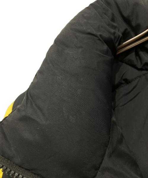 THE NORTH FACE（ザ ノース フェイス）THE NORTH FACE (ザ ノース フェイス) ダウンジャケット NUPTSE JACKET イエロー×ブラック サイズ:Mの古着・服飾アイテム