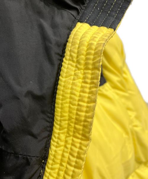 THE NORTH FACE（ザ ノース フェイス）THE NORTH FACE (ザ ノース フェイス) ダウンジャケット NUPTSE JACKET イエロー×ブラック サイズ:Mの古着・服飾アイテム