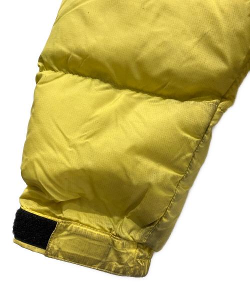 THE NORTH FACE（ザ ノース フェイス）THE NORTH FACE (ザ ノース フェイス) ダウンジャケット NUPTSE JACKET イエロー×ブラック サイズ:Mの古着・服飾アイテム