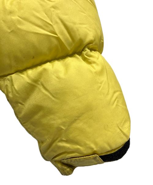 THE NORTH FACE（ザ ノース フェイス）THE NORTH FACE (ザ ノース フェイス) ダウンジャケット NUPTSE JACKET イエロー×ブラック サイズ:Mの古着・服飾アイテム