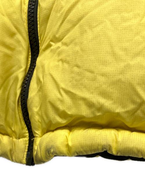THE NORTH FACE（ザ ノース フェイス）THE NORTH FACE (ザ ノース フェイス) ダウンジャケット NUPTSE JACKET イエロー×ブラック サイズ:Mの古着・服飾アイテム