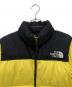 中古・古着 THE NORTH FACE (ザ ノース フェイス) ダウンジャケット NUPTSE JACKET イエロー×ブラック サイズ:M：20000円