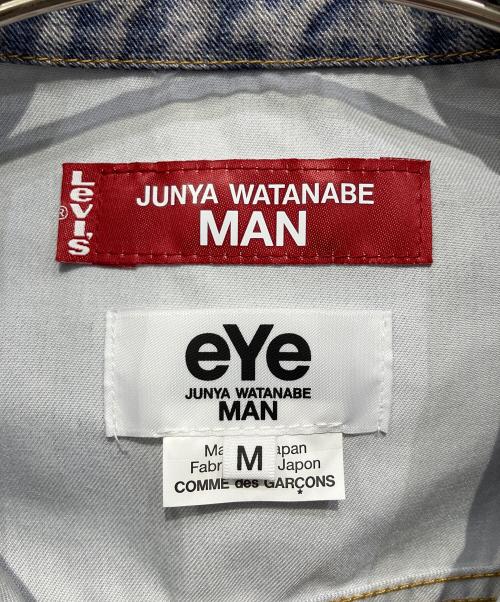 COMME des GARCONS JUNYA WATANABE MAN（コムデギャルソンジュンヤワタナベマン）COMME des GARCONS JUNYA WATANABE MAN (コムデギャルソンジュンヤワタナベマン) LEVI'S (リーバイス) BerBerJin (ベンベルジン) デニム転写ジャケット インディゴ サイズ:M 未使用品の古着・服飾アイテム