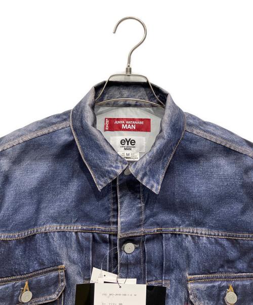 COMME des GARCONS JUNYA WATANABE MAN（コムデギャルソンジュンヤワタナベマン）COMME des GARCONS JUNYA WATANABE MAN (コムデギャルソンジュンヤワタナベマン) LEVI'S (リーバイス) BerBerJin (ベンベルジン) デニム転写ジャケット インディゴ サイズ:M 未使用品の古着・服飾アイテム