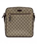 GUCCIグッチ）の古着「GGスプリームショルダーバッグ」｜ブラウン