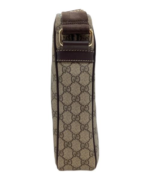 GUCCI（グッチ）GUCCI (グッチ) GGスプリームショルダーバッグ ブラウンの古着・服飾アイテム