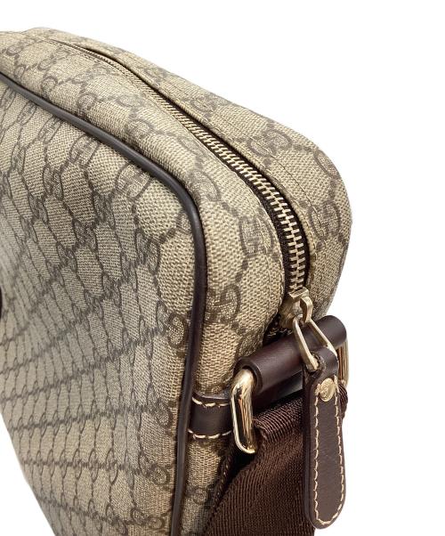 GUCCI（グッチ）GUCCI (グッチ) GGスプリームショルダーバッグ ブラウンの古着・服飾アイテム