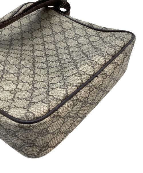 GUCCI（グッチ）GUCCI (グッチ) GGスプリームショルダーバッグ ブラウンの古着・服飾アイテム