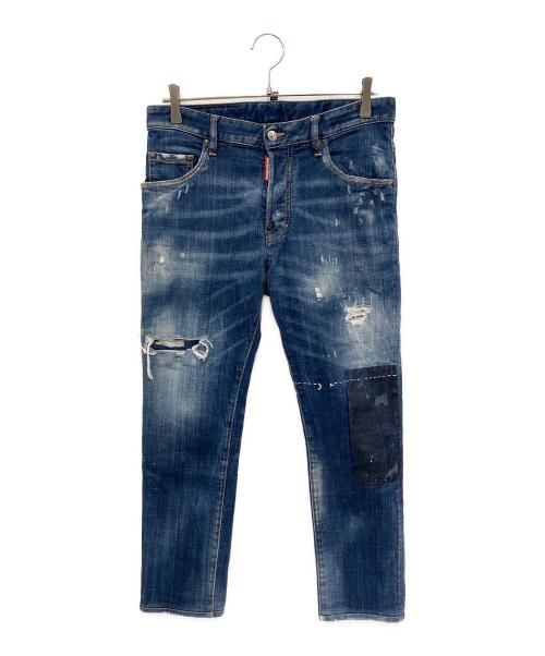 DSQUARED2（ディースクエアード）DSQUARED2 (ディースクエアード) デニムパンツ インディゴ サイズ:46の古着・服飾アイテム