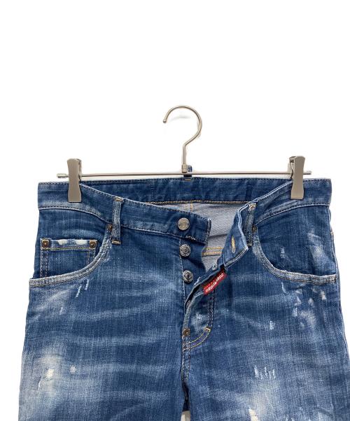 DSQUARED2（ディースクエアード）DSQUARED2 (ディースクエアード) デニムパンツ インディゴ サイズ:46の古着・服飾アイテム