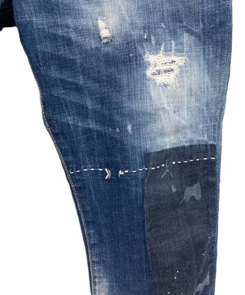 DSQUARED2（ディースクエアード）DSQUARED2 (ディースクエアード) デニムパンツ インディゴ サイズ:46の古着・服飾アイテム