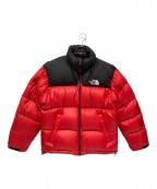 THE NORTH FACEザ ノース フェイス）の古着「ダウンジャケット」｜レッド×ブラック