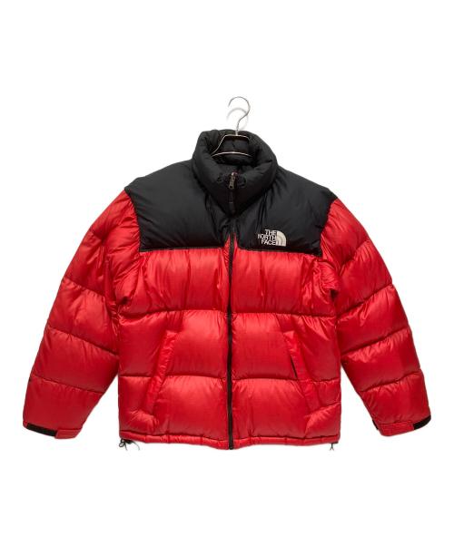 THE NORTH FACE（ザ ノース フェイス）THE NORTH FACE (ザ ノース フェイス) ダウンジャケット レッド×ブラック サイズ:Lの古着・服飾アイテム
