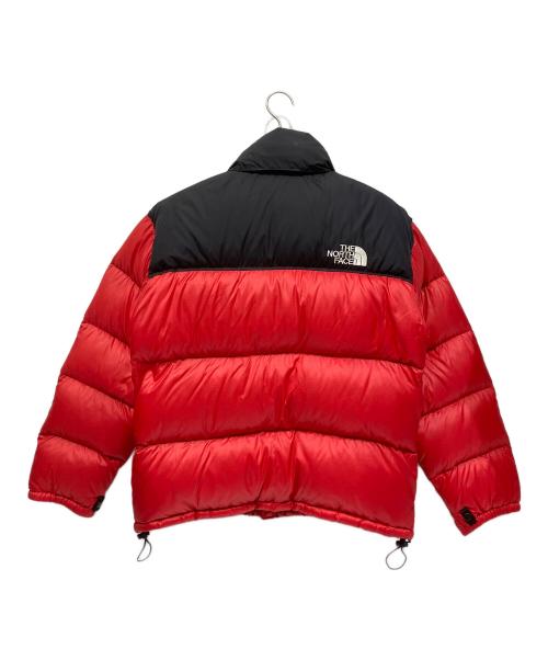 THE NORTH FACE（ザ ノース フェイス）THE NORTH FACE (ザ ノース フェイス) ダウンジャケット レッド×ブラック サイズ:Lの古着・服飾アイテム