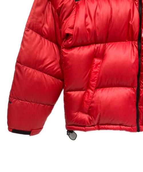 THE NORTH FACE（ザ ノース フェイス）THE NORTH FACE (ザ ノース フェイス) ダウンジャケット レッド×ブラック サイズ:Lの古着・服飾アイテム