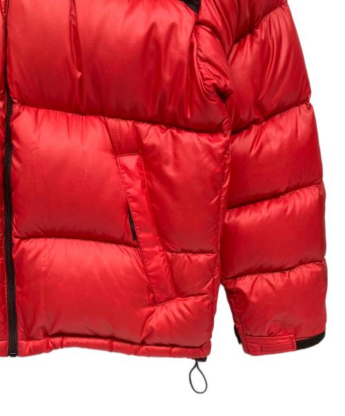 THE NORTH FACE（ザ ノース フェイス）THE NORTH FACE (ザ ノース フェイス) ダウンジャケット レッド×ブラック サイズ:Lの古着・服飾アイテム