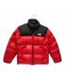 THE NORTH FACE（ザ ノース フェイス）の古着「ダウンジャケット」｜レッド×ブラック