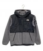 THE NORTH FACEザ ノース フェイス）の古着「デナリフーディフリースジャケット」｜グレー×ブラック