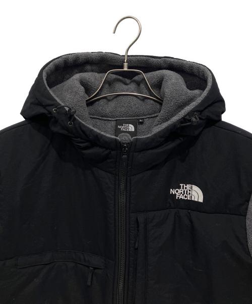 THE NORTH FACE（ザ ノース フェイス）THE NORTH FACE (ザ ノース フェイス) デナリフーディフリースジャケット グレー×ブラック サイズ:Lの古着・服飾アイテム