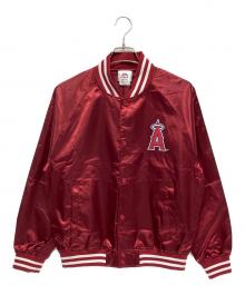 Majestic（マジェスティック）の古着「スタジャン ロサンゼルス・エンゼルス #17 大谷翔平」｜ボルドー