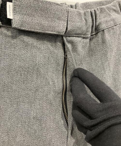 Graphpaper（グラフペーパー）Graphpaper (グラフペーパー) シェフパンツ Colorfast Denim Chef Pants グレー サイズ:Fの古着・服飾アイテム