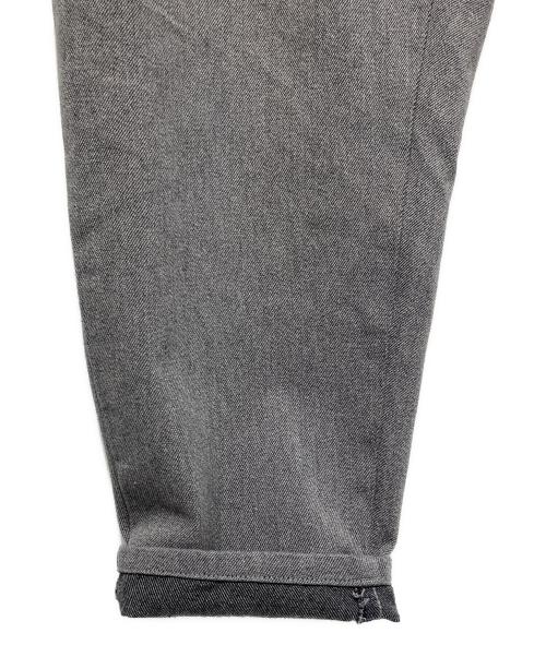 Graphpaper（グラフペーパー）Graphpaper (グラフペーパー) シェフパンツ Colorfast Denim Chef Pants グレー サイズ:Fの古着・服飾アイテム