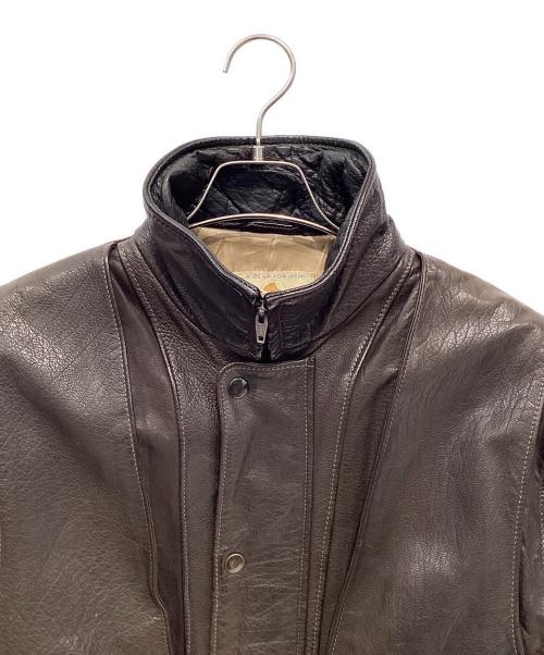 Golden Bear（ゴールデンベア）Golden Bear (ゴールデンベア) レザージャケット ブラウン サイズ:38の古着・服飾アイテム