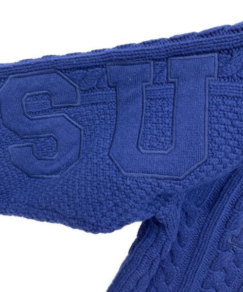 SUPREME（シュプリーム）SUPREME (シュプリーム) Applique Cable Knit Sweater 2023AW ネイビー サイズ:XLの古着・服飾アイテム