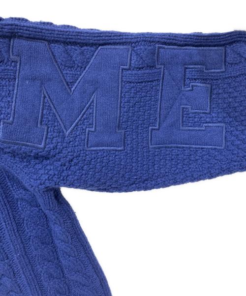 SUPREME（シュプリーム）SUPREME (シュプリーム) Applique Cable Knit Sweater 2023AW ネイビー サイズ:XLの古着・服飾アイテム