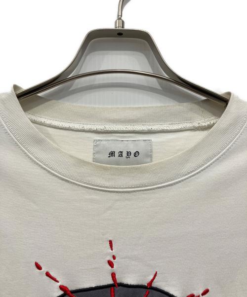 MAYO（メイヨー）MAYO (メイヨー) 半袖カットソー ホワイト サイズ:Lの古着・服飾アイテム