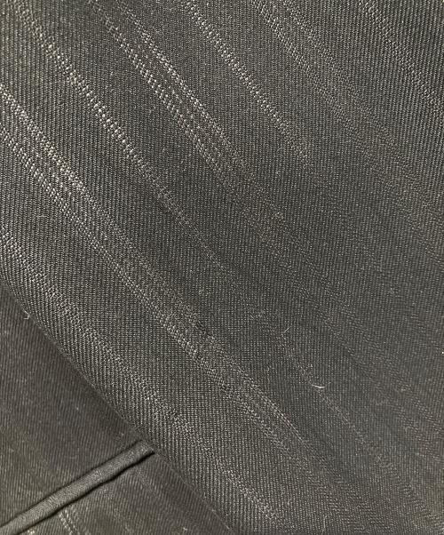 COMME des GARCONS HOMME（コムデギャルソン オム）COMME des GARCONS HOMME (コムデギャルソン オム) ムラ染めストライプレーヨンジャケット 98AW・田中期・田中オム ブラック サイズ:Mの古着・服飾アイテム