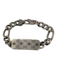 GUCCI（グッチ）の古着「CG Bee Engraved Bracelet」｜シルバー