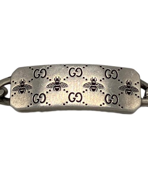 GUCCI（グッチ）GUCCI (グッチ) CG Bee Engraved Bracelet シルバー サイズ:18の古着・服飾アイテム