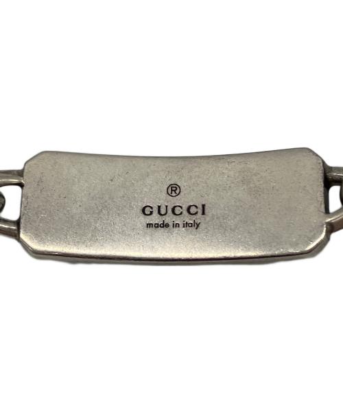 GUCCI（グッチ）GUCCI (グッチ) CG Bee Engraved Bracelet シルバー サイズ:18の古着・服飾アイテム