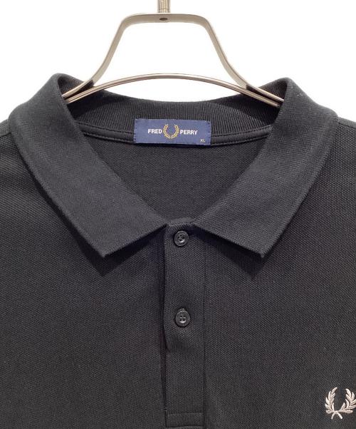 FRED PERRY（フレッドペリー）FRED PERRY (フレッドペリー) ポロシャツ ブラック サイズ:XLの古着・服飾アイテム