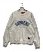 SUPREMEシュプリーム）の古着「Kanji Logo Crewneck」｜ホワイト