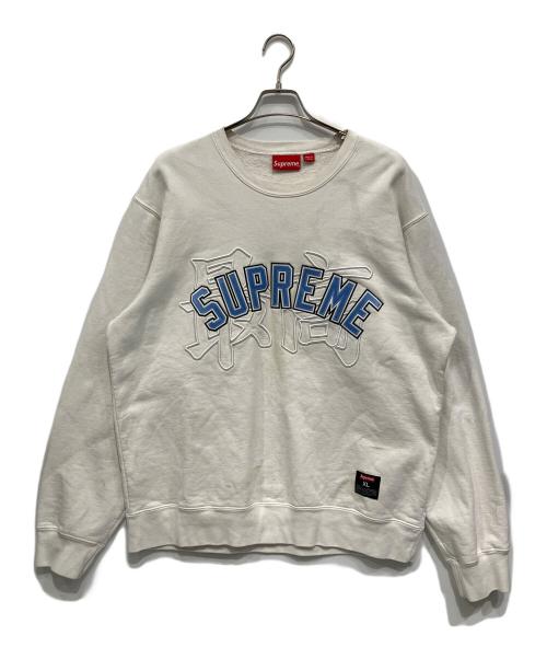 SUPREME（シュプリーム）SUPREME (シュプリーム) Kanji Logo Crewneck ホワイト サイズ:XLの古着・服飾アイテム