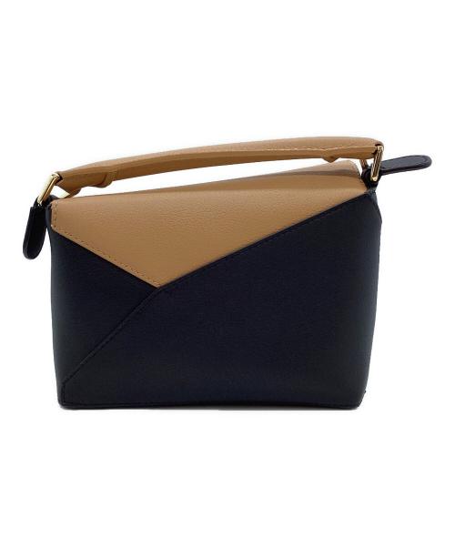 LOEWE（ロエベ）LOEWE (ロエベ) パズルエッジバッグスモール ブラウン×ブラックの古着・服飾アイテム